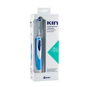 Kin sostituzione Smart spazzolino elettrico 1pc USB ricaricabile LED morbido medio IPX7 per la pulizia di sbiancamento denti da viaggio a casa - Product Image 1
