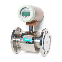 Integrated Digital Electromagnetic Electronic Flowmeter Stainless Steel 4-20mA RS485 Modbus PTFE Lined Liquid Water Sewage Oil