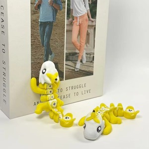 Nouvelle figurine articulée 3D imprimée en PLA, design 2026, thème banane, fraise, dragon - Jouet créatif à thème animal, cadeau - Product Image 1