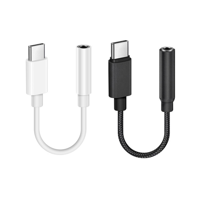 Type-c to 3.5mm Audio Cable Adapter Cable 8K Resolution Earphone Mic Aux Stereo Adapter for Headphones for Various Devices