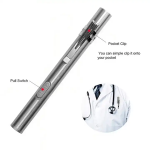 Linterna LED de Bolsillo Recargable USB de Alta Calidad con Luz Amarilla y Blanca para Médicos, Enfermeras y Estudiantes - Product Image 5