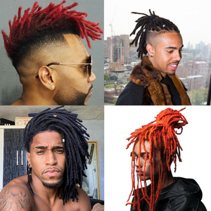Zyr tóc con người loc mở rộng Remy sisterlocks dreadlock mở rộng dread locs tóc con người dreadlocs bện tóc - Product Image 5