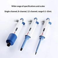 Pipette manuelle miniature réglable DLAB, distributeur numérique monocanal/multicanal