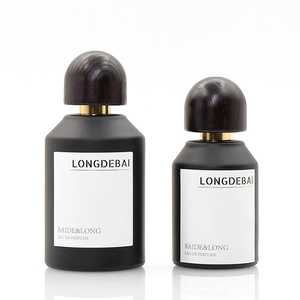 Empty 50ML Frosted Glass <b>Perfume</b> <b>Bottles</b> with Pump Sprayer 30ML 100ML Black <b>Perfume</b> <b>Bottle</b> Crimp Sealing with Packaged Box - Product Image 4