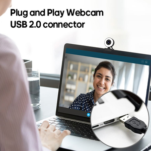 Cámara web al por mayor adecuada para uso comercial, Full HD con función de luz de relleno, webcams de fábrica 720p 1080p 2K USB en stock, cámara CMOS de 1/3 de pulgada 2K 2 - Product Image 4