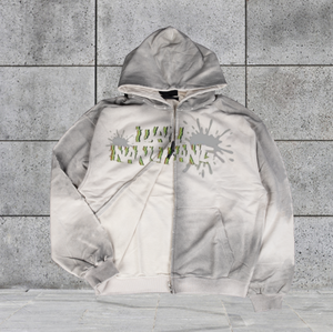 Sudadera con Capucha Extra Grande Unisex al por Mayor, de Algodón y Poliéster Grueso, con Logotipo Bordado Personalizado, Estilo Vintage, Diseño con Cremallera, Transpirable - Product Image 4