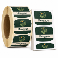 Autocollants en vinyle découpés sur mesure en gros, étiquettes rondes scellées personnalisées en feuille d'or avec logo, étiquettes personnalisées pour bouteilles d'huile comestible