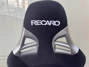 Siège auto MP en suède, sport, modifié, en <span class=keywords><strong>r</strong></span>ésine argentée, type baquet <span class=keywords><strong>Recaro</strong></span> - Product Image 2