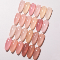 HONEY GIRL OEM Logo personnalisé DIY Gel de construction Polygel pour ongles, haute qualité française, 87 couleurs, végétalien, non toxique, pour extension rapide