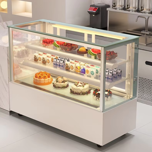 Bánh Mì thương mại trưng bày mát với bánh ngọt thủy tinh nhiệt độ đơn và trưng bày bánh cho màn hình cửa hàng - Product Image 1