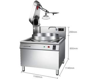 <span class=keywords><strong>Wok</strong></span> électrique à brûleur unique en acier inoxydable automatique pour usage domestique et hôtelier - Product Image 4