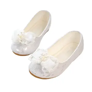 Chaussures de qualité pour enfants, chaussures plates de fête de mariage pour filles, chaussures de princesse formelles pour occasions spéciales