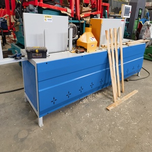 Machine de chanfreinage et de fraisage de chants de palettes en bois de haute précision à commande logique programmable (PLC) - Product Image 4