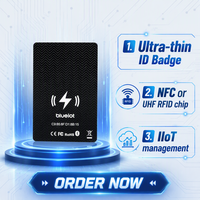 Badge d'identification ultra-fin TSINGOAL BE701-BD, étiquette de suivi du personnel, USB Type-C pour bureau intelligent, usine, atelier, IIoT
