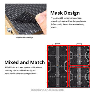 500x1000mm毫米500x500mm毫米室内室外防水P2.6 P2.9 P3.9租赁LED视频墙屏巨型舞台LED显示屏 - Product Image 4