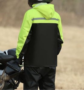 Imperméables de haute qualité pour hommes et femmes, combinaison de moto imperméable avec <span class=keywords><strong>pantalon</strong></span> de <span class=keywords><strong>pluie</strong></span> réfléchissant épaissi, vente en gros - Product Image 6