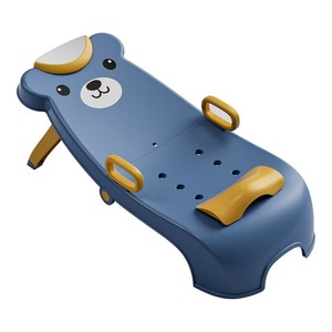 Silla de lavado de cabello plegable de plástico para niños, reclinable, en rosa y azul. - Product Image 5