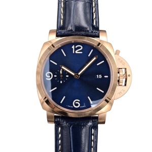 Montre Classique Bleue Célèbre à Mouvement Mécanique avec Veilleuse pour Homme et Femme - Product Image 1