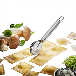Cortador de Raviolis de Acero Inoxidable, 1 Pieza, Nuevo, Perfecto para Cortar, Sellar y Rizar Pasta Fresca y Masa de Repostería - Product Image 1
