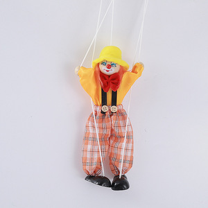 Marioneta de Madera con Cuerdas para Mover Manos y Pies, Muñeco de Marioneta, Payaso, Juguetes para Niños, Regalos de Cumpleaños y Navidad - Product Image 4
