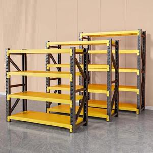Étagère de stockage robuste pour entrepôt avec système de palettes en acier à plancher grillagé pour la logistique industrielle et la manutention des matériaux - Product Image 5