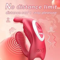 Großhandel App-gesteuerter Tragbarer Vibrator für Paare, Ferngesteuerter Slip-Vibrator für G-Punkt und Klitoris-Stimulation