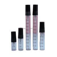 Flacon pulvérisateur de parfum en verre gradué de 2 ml, 3 ml, 5 ml, 10 ml avec graduation