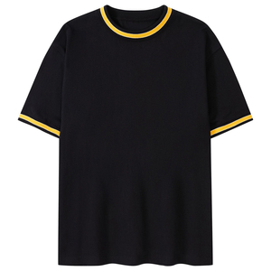 Venta al por mayor de alta calidad de los hombres lisos camisetas blancas personalizadas para hombres camisetas en blanco de gran tamaño para el verano - Product Image 1