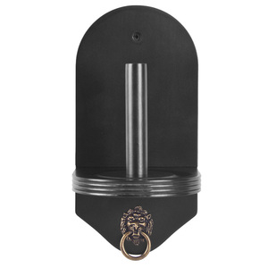 Support en bois fixé au <span class=keywords><strong>mur</strong></span> <span class=keywords><strong>de</strong></span> <span class=keywords><strong>craie</strong></span> <span class=keywords><strong>de</strong></span> cône, bois solide avec la couleur noire, TP-BW1011 - Product Image 3
