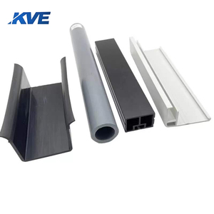 Tùy chỉnh rõ ràng trắng đen gấp đồ nội thất cửa U kênh OEM tùy chỉnh phong cách <span class=keywords><strong>PVC</strong></span> cửa sổ ép đùn nhựa hồ sơ - Product Image 6