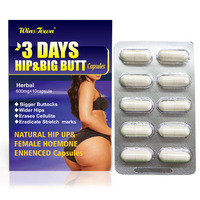 Pour Wins Town Capsules de poudre de maca noire Pilules d'amélioration de la beauté des fesses pour adultes Suppléments d'agrandissement des fesses-Safe Enceinte