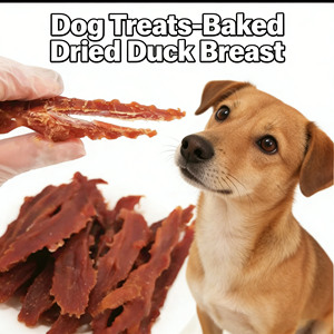 Snacks para Perros, Carne Seca de Pato Horneada, Pechuga de Pollo al por Mayor para Entrenamiento, 200g 500g 1kg 2kg OEM ODM - Product Image 1