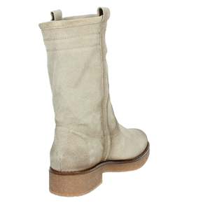 Stivaletti bassi da donna Porronet grigio tortora con tacco - Product Image 3