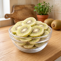 Premium Zoete Vegan Lichte & Knapperige Gefreeze-droogde Kiwi Schijfjes Bulkverpakking 100% Echt Fruit Zonder Suiker Kant-en-klare Snack