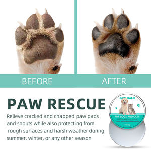 Baume pour pattes d'animaux de compagnie biologique naturel lissant 50 ml en marque privée OEM pour chiens Protection Soulagement des pattes sèches rugueuses et brutes - Product Image 5