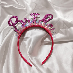 <span class=keywords><strong>Diadema</strong></span> DAMAI para Novia, Fiesta de Despedida de Soltera, Equipo de la Novia, Decoración de Boda, Artículos para Despedida de Soltera, Regalo para Damas de Honor - Product Image 6