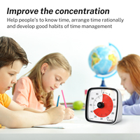 Minuteur visuel silencieux Yunbaoit pour TDAH, outil de gestion du temps, compte à rebours portable pour enfants et adultes