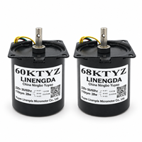 Offre Spéciale Moteur Synchronisé Monophasé à Aimant Permanent 60/68ktyz-a avec Arbre Central de 7mm et Réducteur à Engrenages Fin
