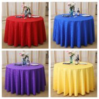 Nappes, linge de table et housses de table pour hôtels, restaurants, dîners et stands de restauration, avec bordure double festonnée, simple ou double couche