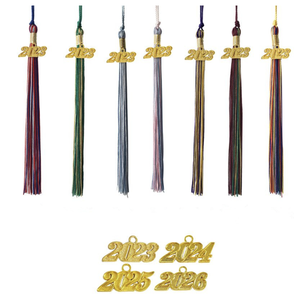 เชือก2025ผ้าไหมหลากสีพู่ทำจากโพลีเอสเตอร์สำหรับงานรับปริญญา - Product Image 2