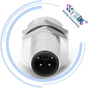 สายไฟ M12 แบบ T-Coded 4 ขา สำหรับเชื่อมต่อไฟ DC - Product Image 2
