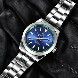 นาฬิกาข้อมือผู้ชาย Benyar รุ่นใหม่<span class=keywords><strong>ล่าสุด</strong></span> BY-5176 ดีไซน์เรียบหรู ระบบอัตโนมัติ เครื่องกล กันน้ำ แฟชั่น นาฬิกาผู้ชาย - Product Image 5