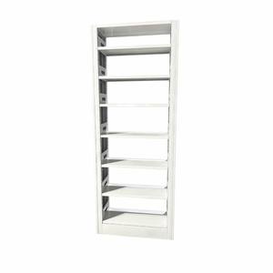 Libreria Moderna in Metallo con Ripiani Regolabili, Scaffale Resistente in Acciaio per <span class=keywords><strong>Ufficio</strong></span> e Archiviazione Commerciale - Product Image 3