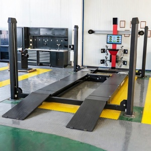 Pont élévateur automobile 4 poteaux robuste de haute qualité 5 tonnes/9000 lb avec entraînement hydraulique pour <span class=keywords><strong>garage</strong></span> et atelier de réparation - Product Image 4