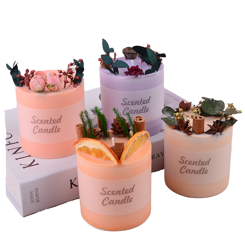 Immortal Dried Flower Scented Candle Creative