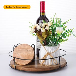 Sottobicchieri in legno per bevande con apribottiglie Set di 6, sottobicchieri in legno di Acacia per <span class=keywords><strong>tavolino</strong></span> tavolo <span class=keywords><strong>da</strong></span> pranzo scrivania - Product Image 6