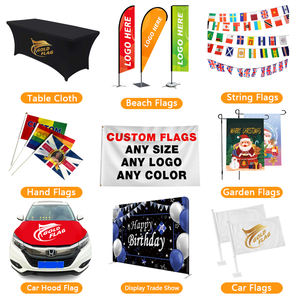 Bendera Spanduk Kustom Poliester 100D Kualitas Bagus Harga Terbaik Logo Apa Saja Desain Apa Saja Ukuran Apa Saja Biru Merah - Product Image 6