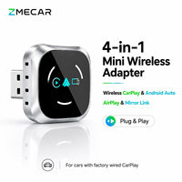 Mini adaptateur sans fil CarPlay Android Auto, dongle USB pour voiture, plug-and-play, reconnexion automatique, personnalisation automobile prise en charge