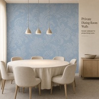 Papier peint PVC, panneau mural, papier de soie, autocollants de décoration intérieure, décorations en briques 3D, peintures murales de luxe, vinyle brodé pour plafond