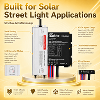 Contrôleur de charge solaire AC/DC fiable Sukite avec MPPT AC-12120-2.4G 12V 120W 20A pour éclairage public à énergie solaire avec capteur